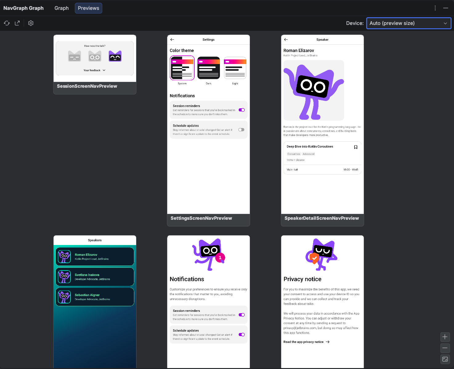 Preview Gallery tab